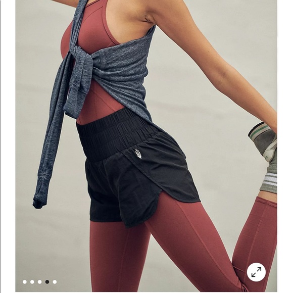 Free People The Way Home shorts in black - Picture 2 of 6